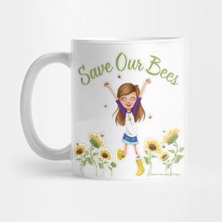 Save Our Bees Design Mug